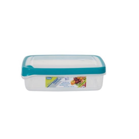 Picture of SEAL TIGHT RECT CONTAINER 1.3LTR WITH TEAL RIM LID