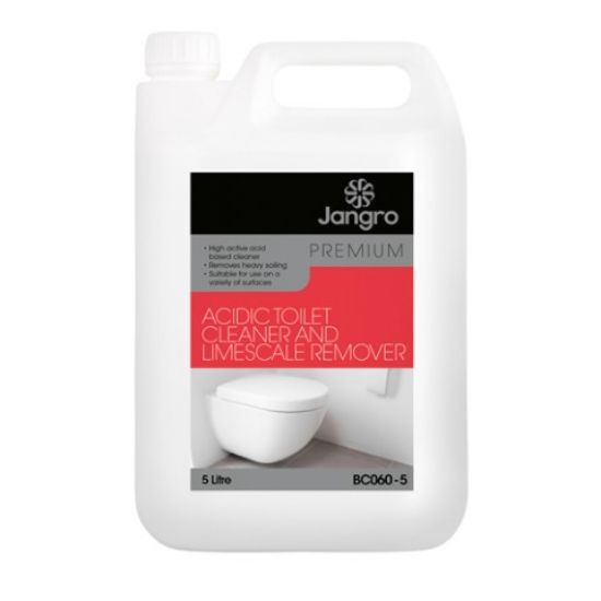 Picture of JANGRO PREMIUM ACIDIC TOILET CLEANER & LIMESCALE REMOVER 5 LTR **LQ**