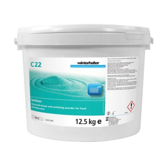 Picture of WINTERHALTER C22 CHLORINATED POWDER SANITIZER 12.5KG