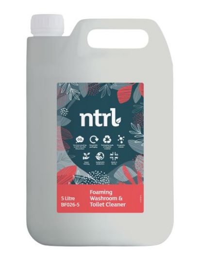 Picture of JANGRO ntrl FOAMING WASHROOM AND TOILET CLEANER 5LTR (SINGLE)