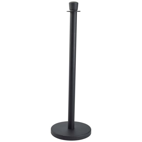 Picture of ROPE BARRIER POST BLACK 100 x 32cm ROPE SOLD SEPARATELY (2)