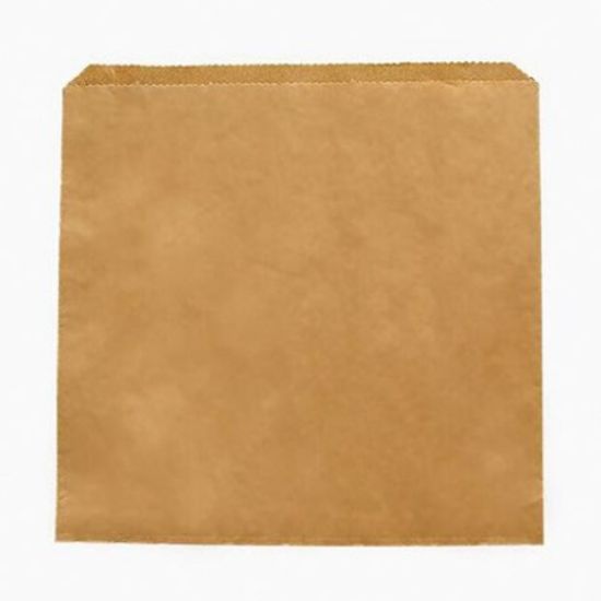 Picture of CASE OF (1000) VEGWARE RECYCLED KRAFT FLAT BAG 10"x10"