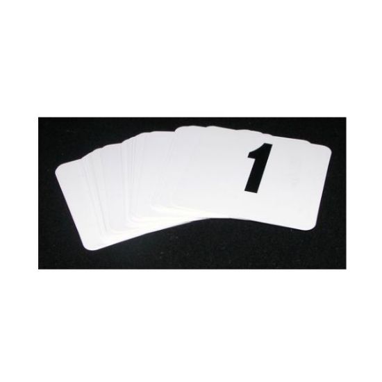 Picture of TABLE NUMBER CARD SETS 1-50 95x100mm