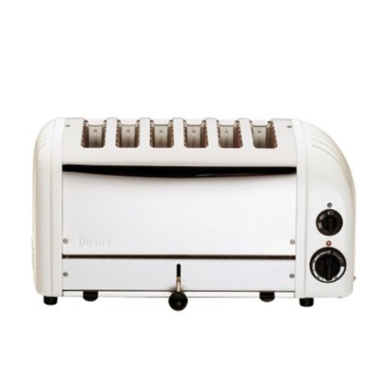 Picture of DUALIT CLASSIC 6 SLICE BREAD TOASTER WHITE