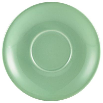 Picture of CASE OF 6 ESPRESSO SAUCER GREEN 12CM/4.75"