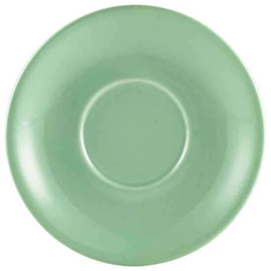 Picture of GENWARE PORCELAIN GREEN SAUCER 12CM/4.75" (6)