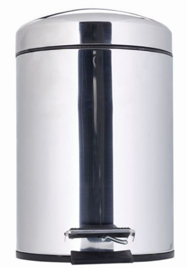 Picture of STEEL PEDAL BIN 5LTR SILVER