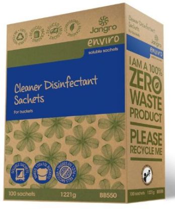 Picture of JANGRO ENVIRO CLEANER DISINFECTANT SACHETS FOR BUCKETS   (100)