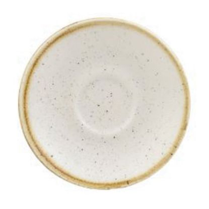 Picture of CASE OF 12 STONECAST ESPRESSO SAUCER 4.5" BARLEY