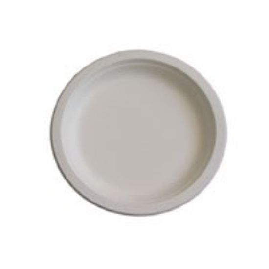 Picture of COMPOSTABLE SUGAR CANE PLATE 6.75" x 50