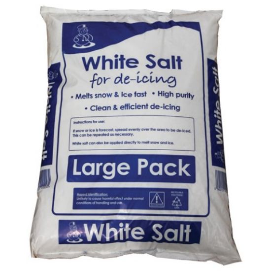 Picture of DE-ICING SALT LRG BAG 25KG WHITE