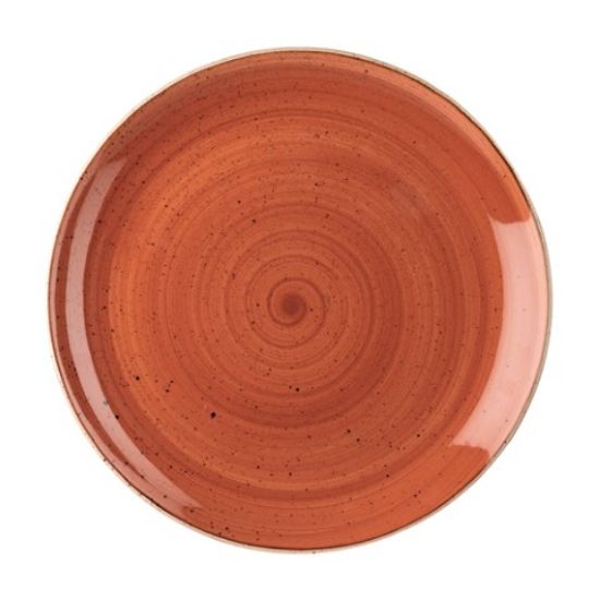 Picture of CASE OF 6 STONECAST EVOLVE COUPE PLATE 12" SPICED ORANGE