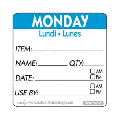 Picture of PAN LABEL BY ROLL MONDAY STRIPE BLUE (500)