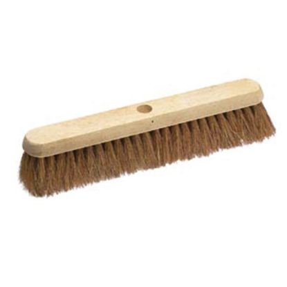 Picture of 18" PLATFORM BROOM WITH HANDLE NATURAL COCO 457MM