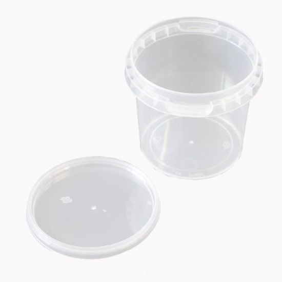 Picture of TAMPER EVIDENT ROUND CONTAINER AND LID 280ML