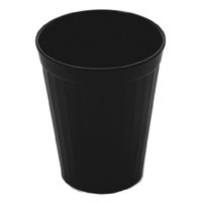 Picture of POLYCARB 7oz FLUTED TUMBLER BLACK (12)