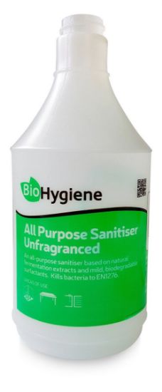 Picture of BIO-HYGIENE UNFRAGRANCED SANITISER REFILL BOTTLE SCREEN PRINTED (6)