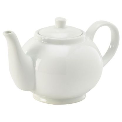 Picture of GENWARE PORCELAIN WHITE TEAPOT 45CL 16oz (6)