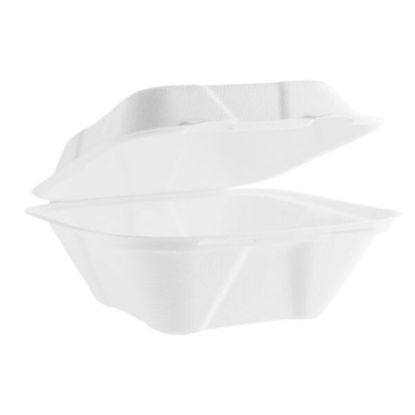 Picture of CASE OF (500) VEGWARE BAGASSE CLAMSHELL 7x7"