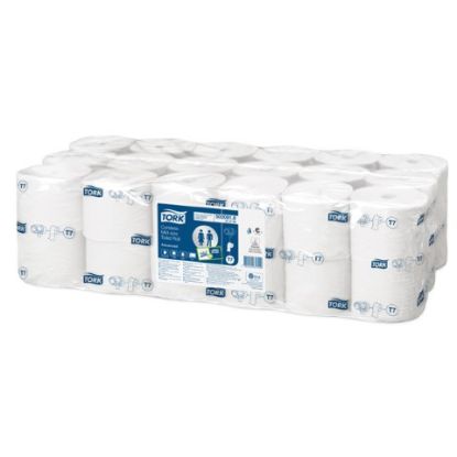 Picture of TORK  NEXT TURN CORELESS MID-SIZE TOILET ROLL 112.5MTR 900 SHEET WHITE 2PLY (36)