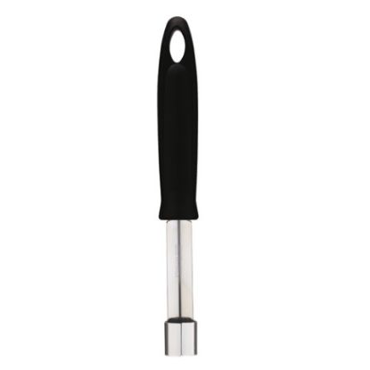 Picture of BLACK HANDLED STAINLESS STEEL APPLE CORER 20.5cm