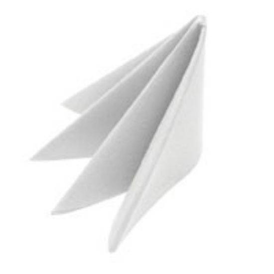 Picture of SWANSOFT NAPKIN AIRLAID 40CM 8 FOLD WHITE x 100