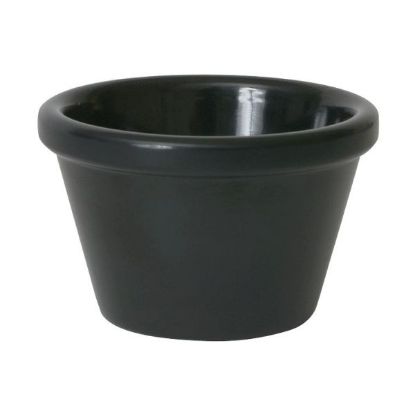 Picture of MELAMINE RAMEKIN SMOOTH 1.5oz BLACK