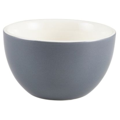 Picture of GENWARE PORCELAIN GREY SUGAR BOWL 17.5CL 6oz   (6)