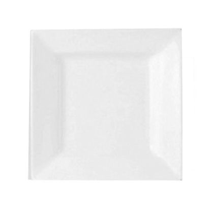 Picture of CASE OF PORCELITE FLAT SQUARE PLATE 21CM (6)