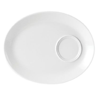 Picture of CASE OF PORCELITE OVAL GOURMET PLATE 11" (6)