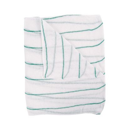 Picture of JANGRO GREEN STRIPE DISHCLOTH 12X16" (10)