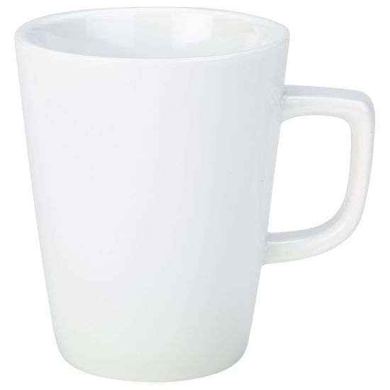 Picture of GENWARE PORCELAIN WHITE LATTE MUG 34CL 12oz  (6)