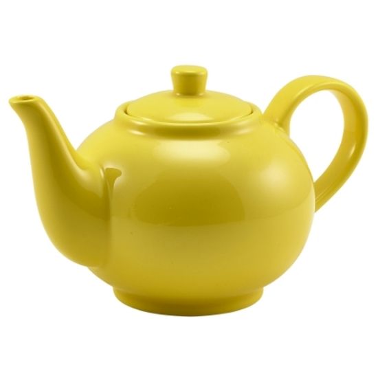 Picture of GENWARE PORCELAIN YELLOW TEAPOT 85CL 30oz     (6)