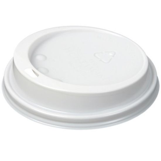 Picture of PACK OF 100 SIP THRU HOT CUP LID 20OZ FOR HUHTAMAKI CUPS WHITE 