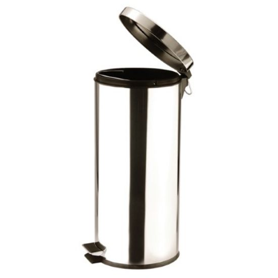 Picture of PEDAL BIN STAINLESS STEEL 30LTR