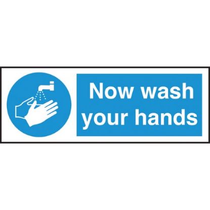 Picture of NOW WASH YOUR HANDS SML S/A