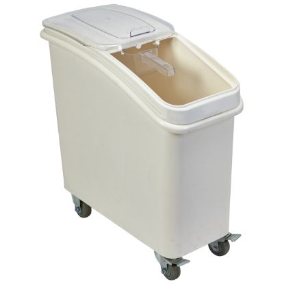 Picture of MOBILE INGREDIENT BIN POLYPROPYLENE 81 LTR INCLUDES SCOOP