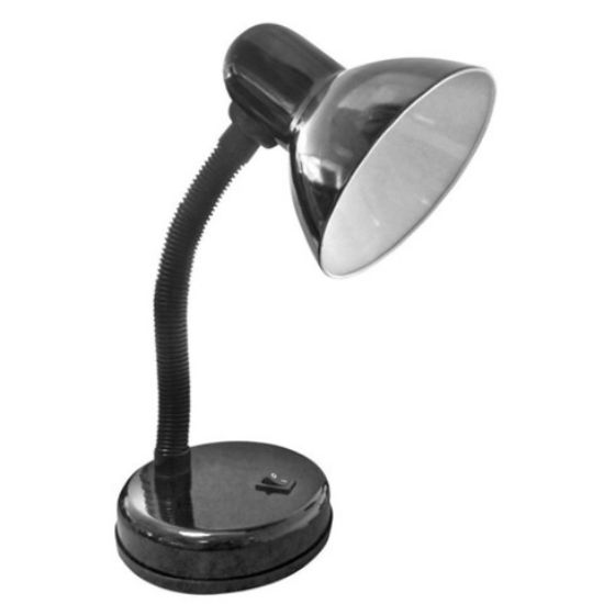 Picture of FLEXI BLACK DESK LAMP COMPLETE WITH BULB