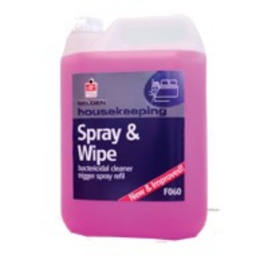 Picture of SELDEN SPRAY & WIPE ANTIBAC HARD SURFACE CLEANER 5LTR