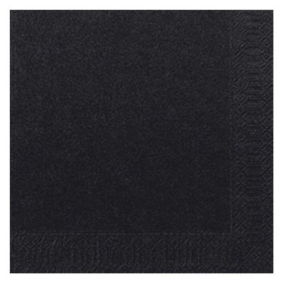 Picture of PACK OF 125 DUNI TISSUE LUNCH NAPKIN 33CM 2PLY BLACK  *P