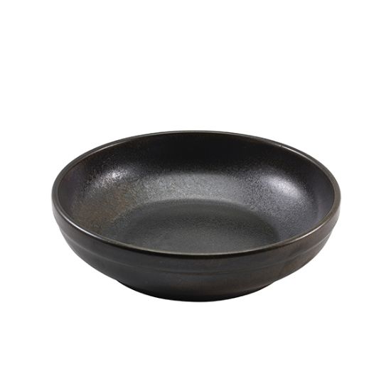 Picture of TERRA PORCELAIN CINDER BLACK COUPE BOWL 20CM    (6)