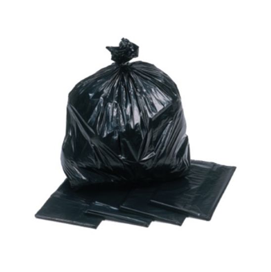 Picture of JANGRO REFUSE SACKS 18X29X34 140G MEDIUM DUTY BLACK (200)