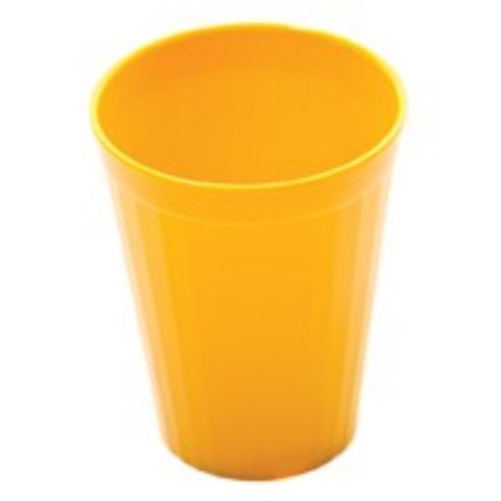 Picture of POLYCARB FLUTED TUMBLER 7oz YELLOW (12)