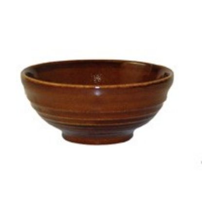 Picture of CASE OF 12 BIT ON THE SIDE RIPPLE SNACK BOWL 10oz CINNAMON