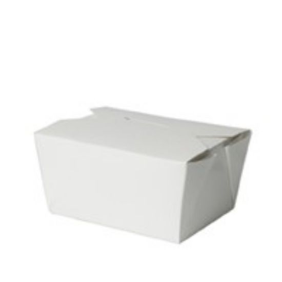 Picture of BIOPAK NO 8 KRAFT BOX WHITE 150x120x65mm x 50