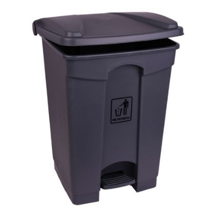 Picture of 45LTR GREY PEDAL BIN  H610XL400XW405