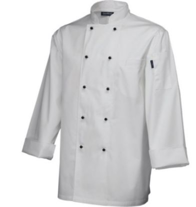 Picture of HEAD CHEF JACKET SUPERIOR LONG SLEEVE WHITE SIZE XXLARGE