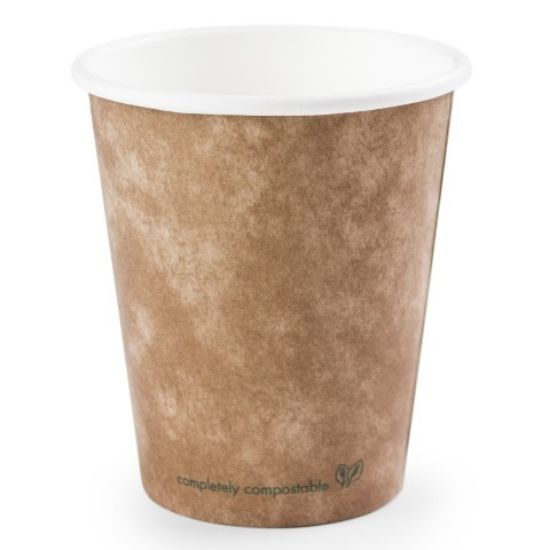 Picture of CASE OF 1000 VEGWARE SINGLE WALL 6OZ BROWN KRAFT CUP 72 SERIES