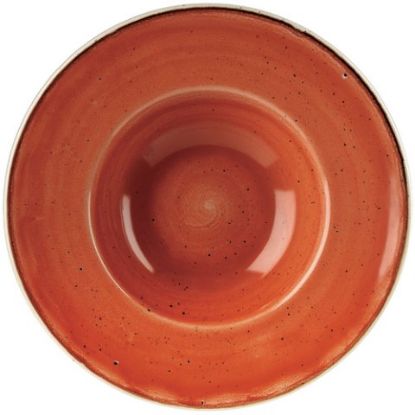 Picture of STONECAST PROFILE WIDE RIM BOWL 9.4" ORANGE (12)