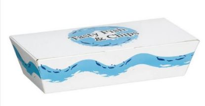 Picture of EDENWARE CLOSED FISH AND CHIP BOX LARGE  250x125x55mm (250)